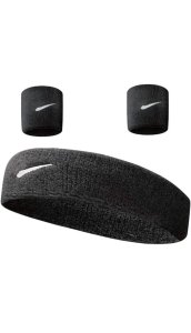 Shree Sports Combo of Wrist Band & Head Band Wrist Band Combo Black Colour