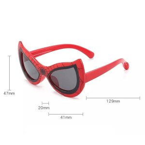 Dervin Uv Protected Kids Spiderman Oval Sunglasses For Boys And Girls Baby