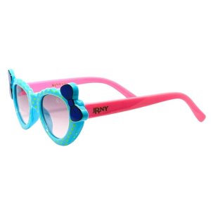 JRNY INDIA Oval Blue Polarized UV Protection Stylish Mirrored Sunglasses For Kids Girls