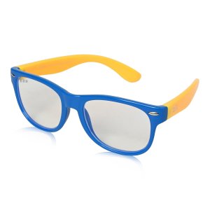 ROZIOR® Kids Computer & Screen Glasses | Blue Light Protection Anti-Glare | Zero Power Protection Glasses For Online Classes, Computer TV or Mobile (Model-RWUAK101C4