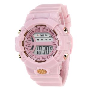 Shocknshop Digital Kids Children Multi Functional Pink Watch for Girls & Boys -325PI