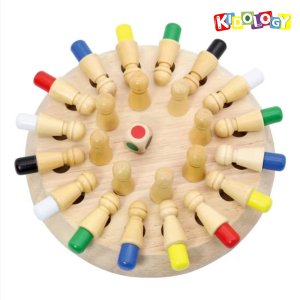 Kidology Children Learning and Educational Geometric Shape Puzzle Quick Matching Board Game, Color Shape Matching Board Game Sensory Educational Learning Toy for Kids