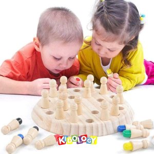 Kidology Children Learning and Educational Geometric Shape Puzzle Quick Matching Board Game, Color Shape Matching Board Game Sensory Educational Learning Toy for Kids