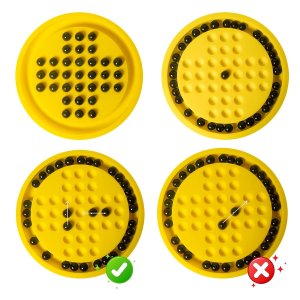 Toysbox Colourful Brainvita Senior Mind Challenging Board Game with 32 Marbles | Marble Solitaire | Suitable for Ages 5 Years and Above, Kids