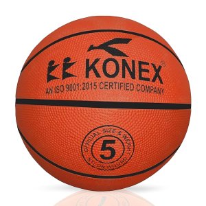 KONEX Size 5 Professional Basket Ball for Indoor & Outdoor (Brown)