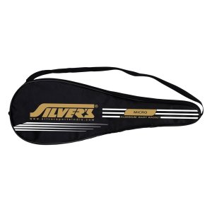 Silver's Micro Badminton Kit (2 Racquets with Full Cover, 1 Box Feather Shuttlecock Pack of 3), Multicolor