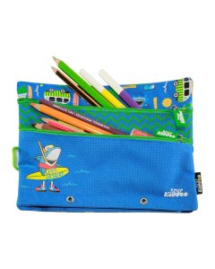 Smily Kiddos | Fancy A5 Pencil Case (Blue) | Kids & School Pencil Cases | Pencil Case for Girl Stylish | Pencil Case for Kids | Pencil Case for Blue | Pencil Pouch for Kids